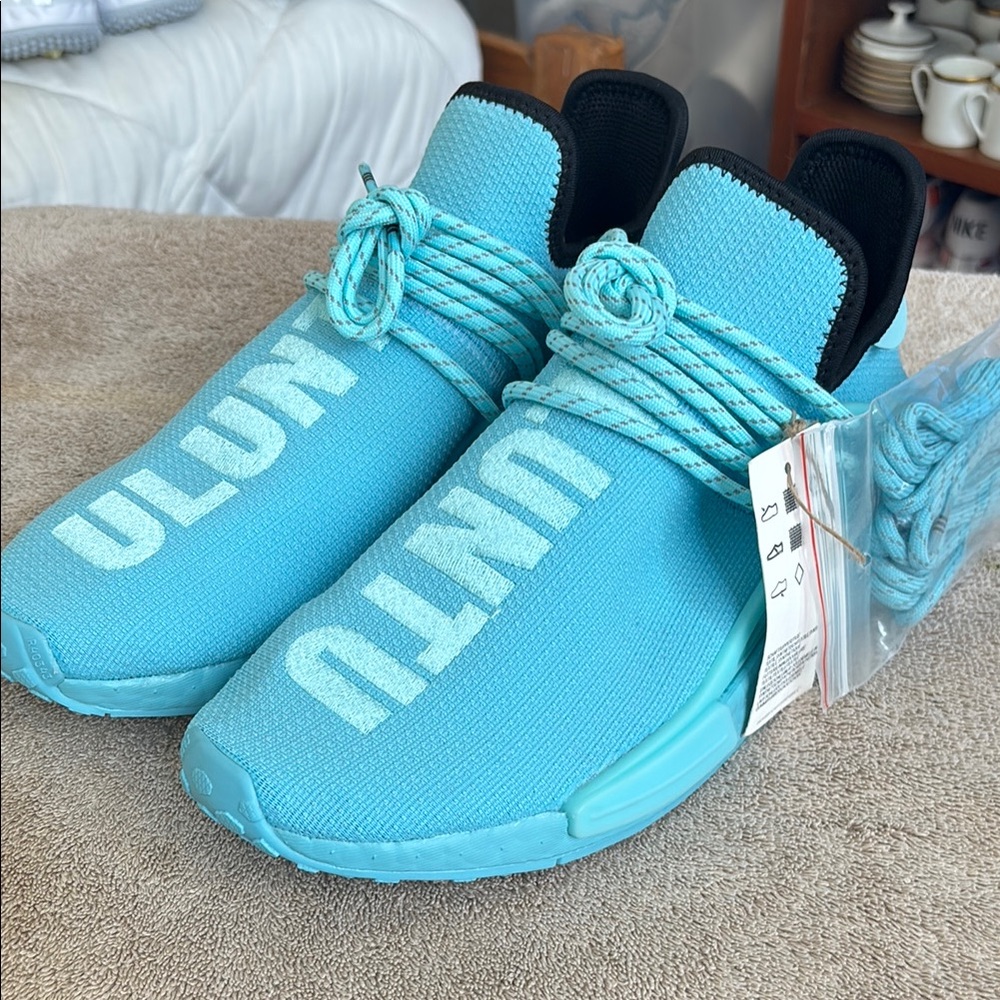 Size 9.5 - adidas NMD Human Race x Pharrell Aqua 2020